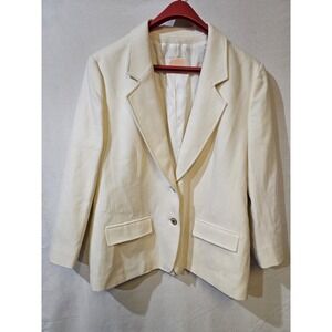 Pendleton Wool Cream Blazer Size 16